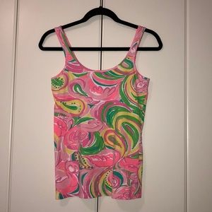 Pink Lilly Pulitzer Tank Top